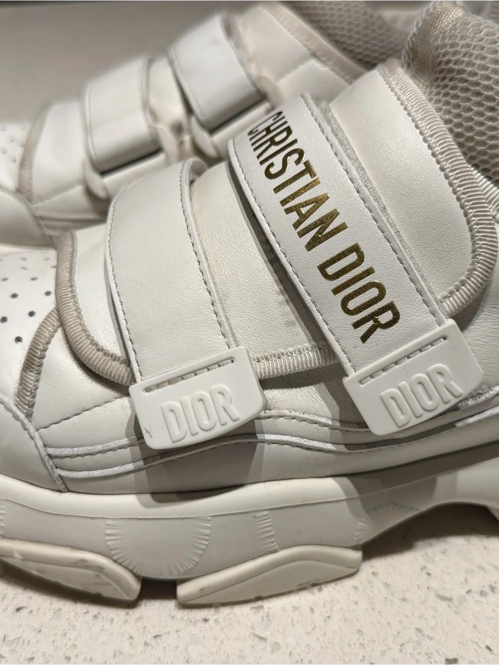 ❌SOLD❌ Dior White Logo Insole Print sneakers - Picture 5 of 10